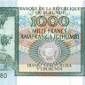 1000 франков Бурунди 2009 года р46