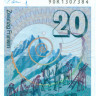20 франков Швейцарии 1990 года р55i(3)