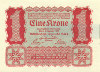 1 крона Австрии 1922 года p73