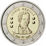 2 евро, 2009 г. Бельгия (200 лет с рождения Луи Брайля)