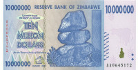 10 000 000 долларов Зимбабве 2008 года p78