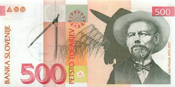 500 толаров Словении 2005 года p16c