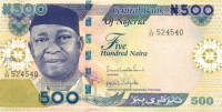 500 наира Нигерии 2009 года р30g(2)