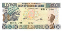 100 франков Гвинеи 1988 года p35a(2)