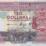 10 долларов Соломоновых островов 2005-2009 года р27