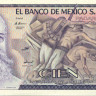100  песо Мексики 1981 года p74