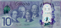 10 долларов Канады 2017 года pnew