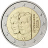 2 евро, 2009 г. Люксембург (90 лет вступления на престол Герцогини Шарлотты)
