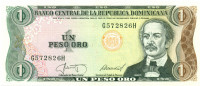 1 песо Доминиканской республики 1987 года р126b