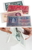 Защитный лист-обложка Premium 210 для банкноты. Производство ''Leuchtturm", 339345