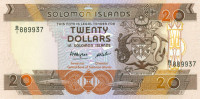 20 долларов Соломоновых островов 1986 года р16