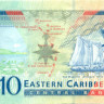 10 долларов Карибских островов 2003 года р43