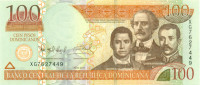 100 песо Доминиканской республики 2011 года р184a