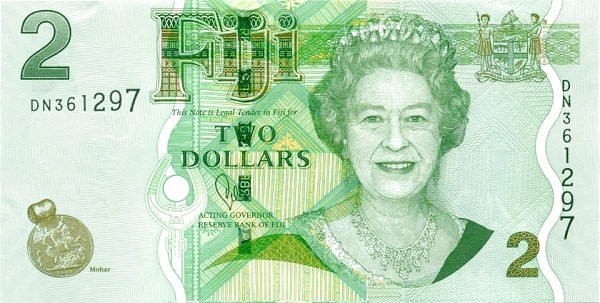 2 доллара Фиджи 2007-2011 года. Р-109