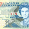 10 долларов Карибских островов 2012 года р52