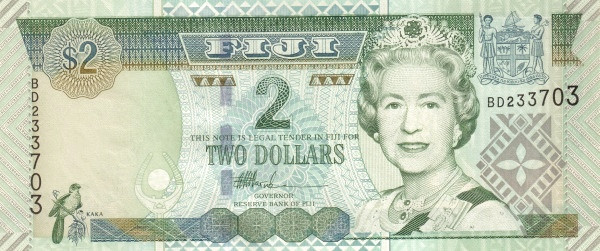2 доллара Фиджи 2002 года. Р-104