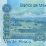 20 песо Мексики 2006-2018 года р122