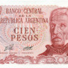 100 песо Аргентины 1976-78 годов р302b