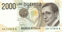 2000 лир Италии 1990 года p115