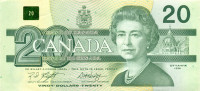 20 долларов Канады 1991 года p97d