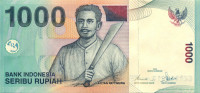 1000 рупий Индонезии 2008 года р141i