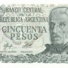 50 песо Аргентины 1976-1978 годов р301