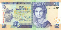 2 доллара Белиза 2002 года р60b