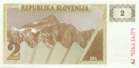 2 толара Словении 1990 года р2