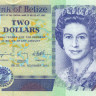 2 доллара Белиза 2011 года р66d