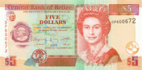 5 долларов Белиза 01.11.2011 года р67e