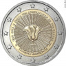 2 евро, 2018 г. Греция. 70-летие союза островов Додеканес с Грецией