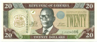 20 долларов Либерии 2011 года р28
