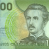 1000 песо Чили 2010 года р161