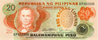 20 песо Филиппин 1978 года р162c