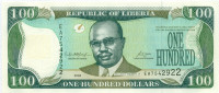 100 долларов Либерии 2003-2011 года р30